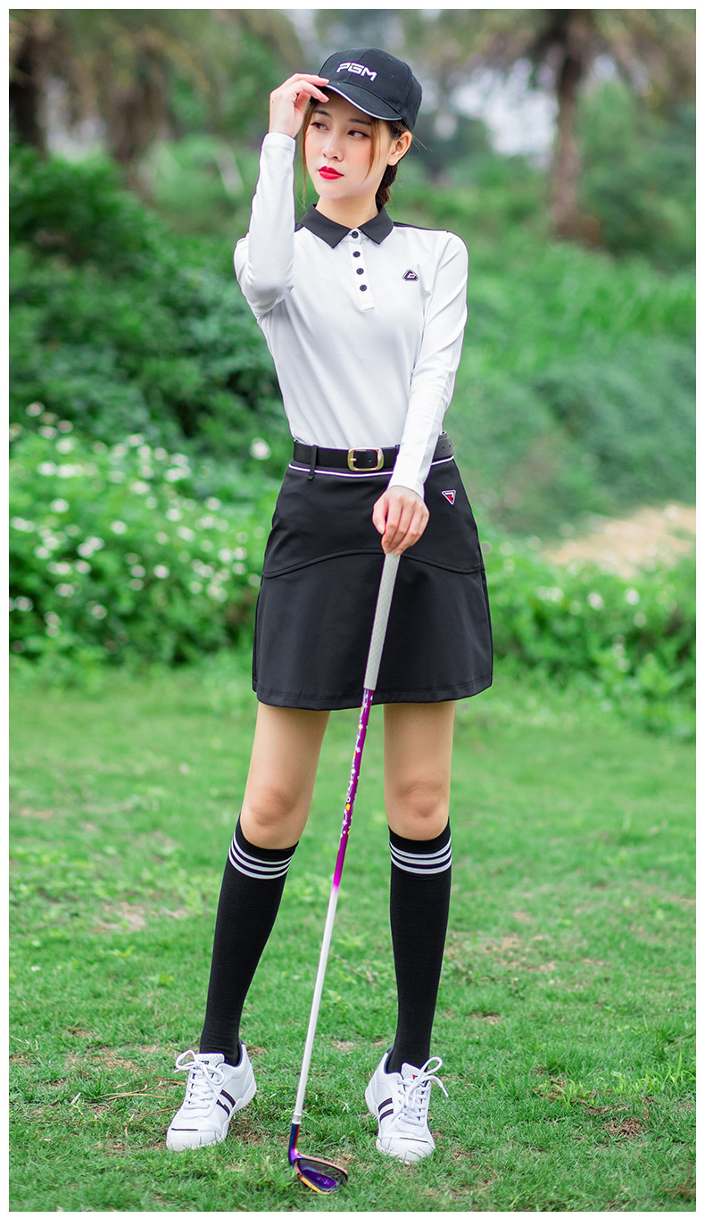 Áo dài tay Golf nữ PGM-YF235
